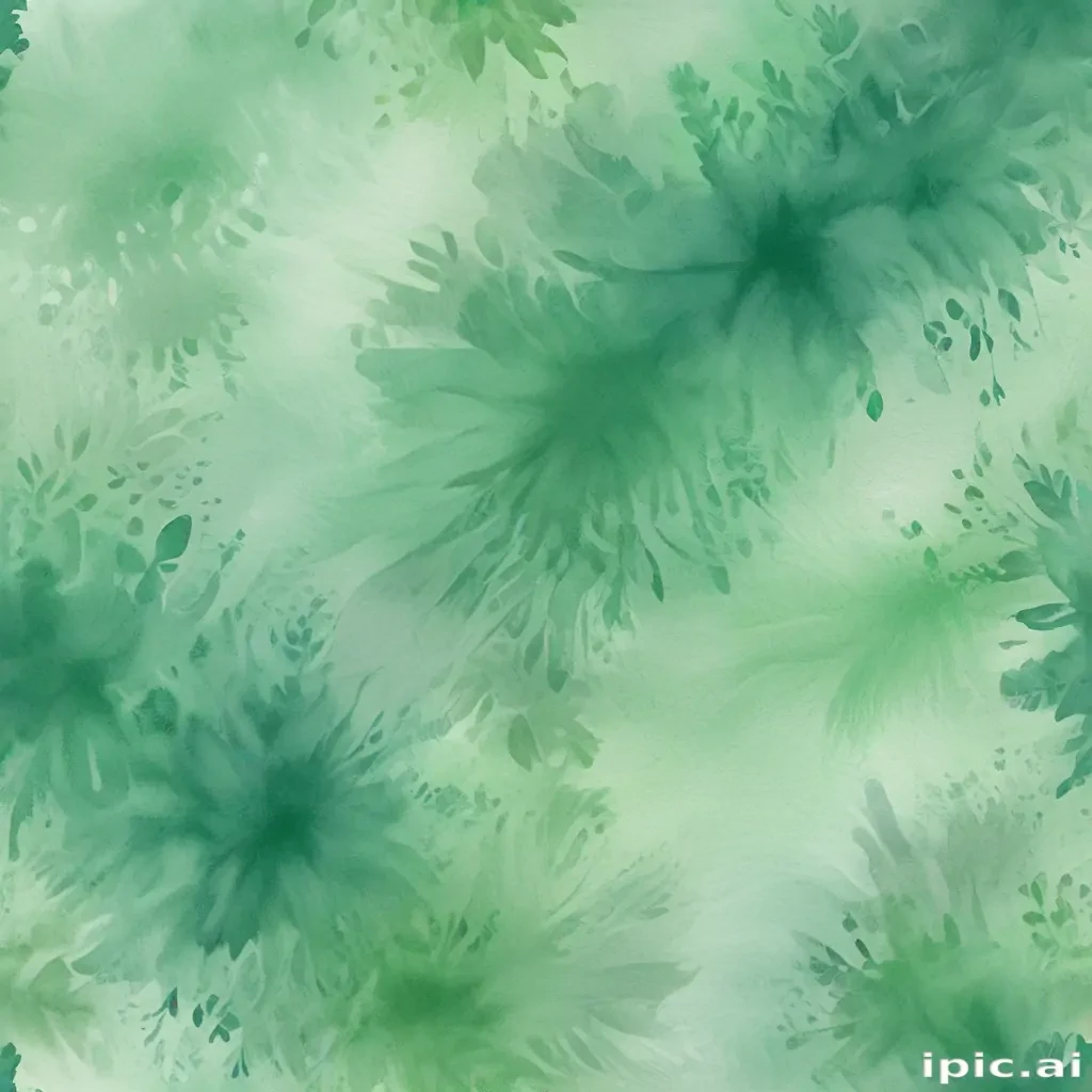 watercolor green background