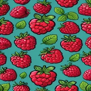 cartoon raspberry