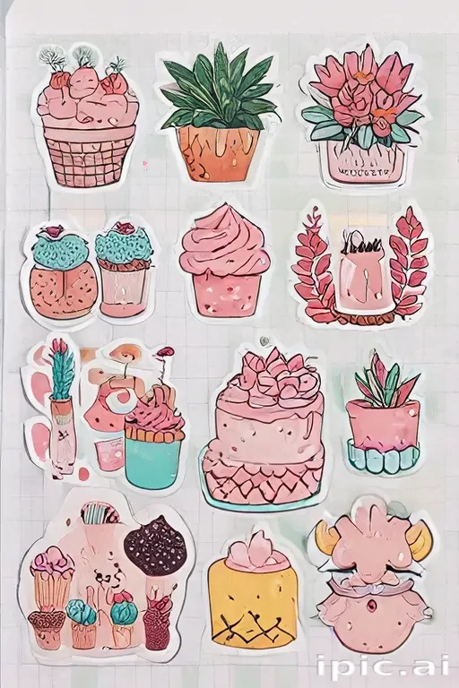 aesthetic printable stickers