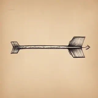hand drawn arrow