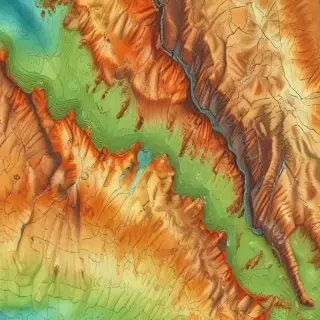 topography png