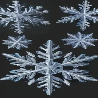transparent background snowflake clipart