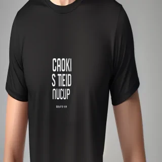 shirt mockup black