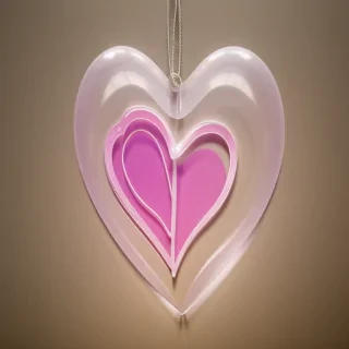 transparent heart outline