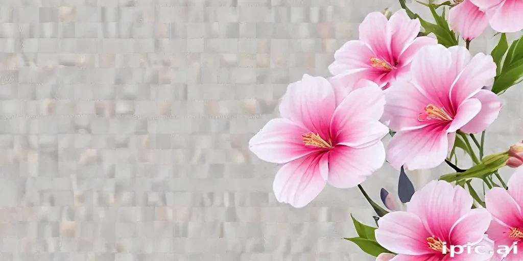 transparent flower background