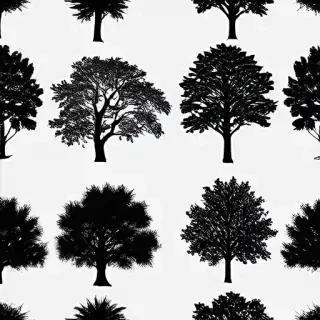 trees silhouette png