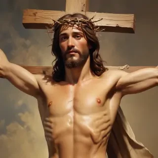 a picture of jesus on the cross