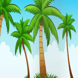 palm tree cartoon