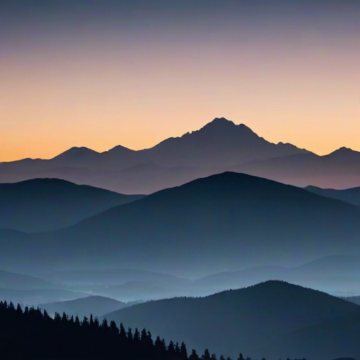 mountain silhouette