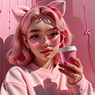 cute aesthetic pink