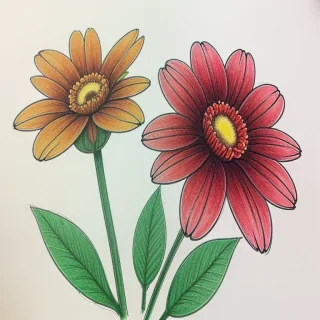 flower pictures to draw