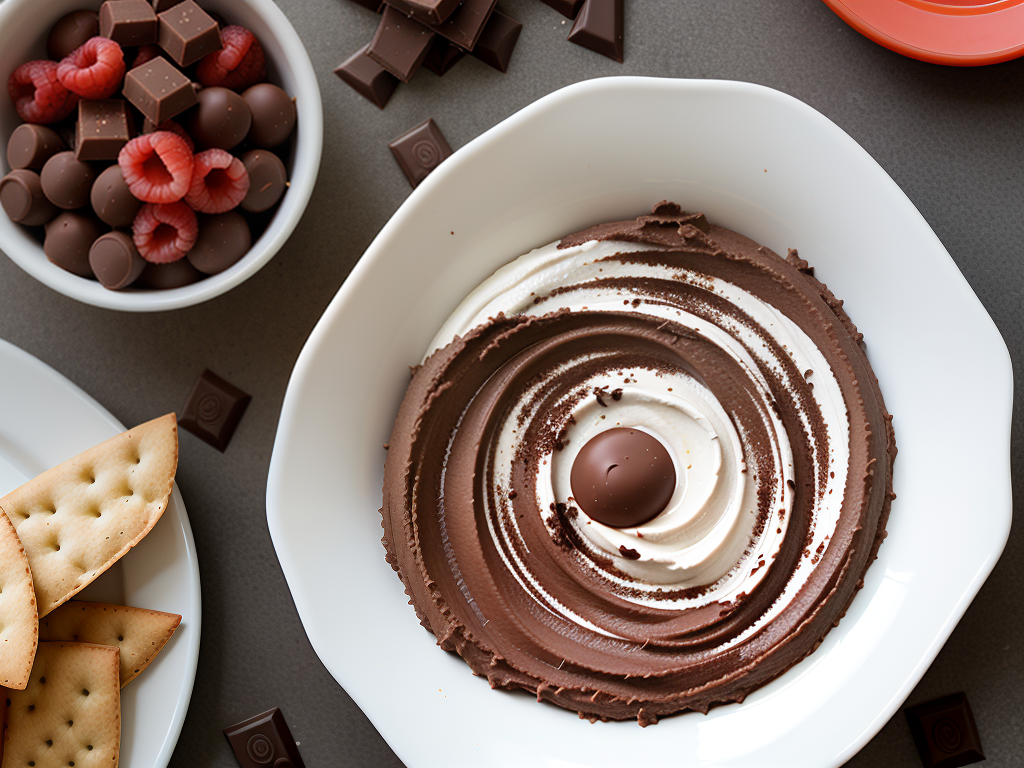 what to eat with chocolate hummus