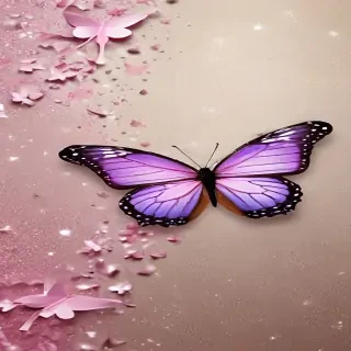 glitter butterfly wallpaper