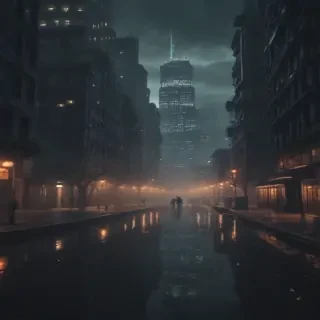 dark city background