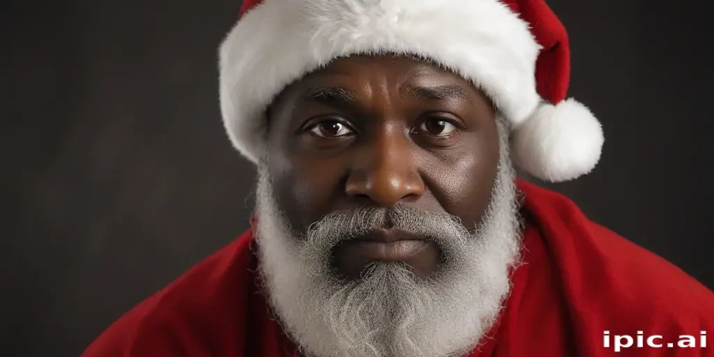 black santa png