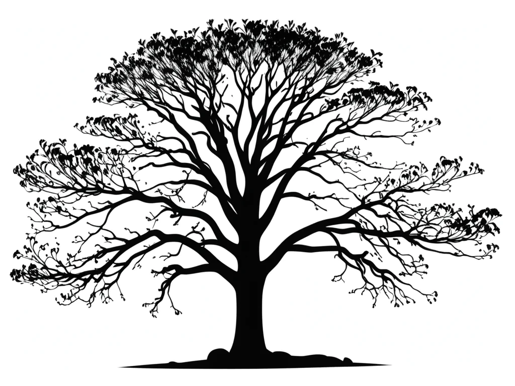 tree silhouette png