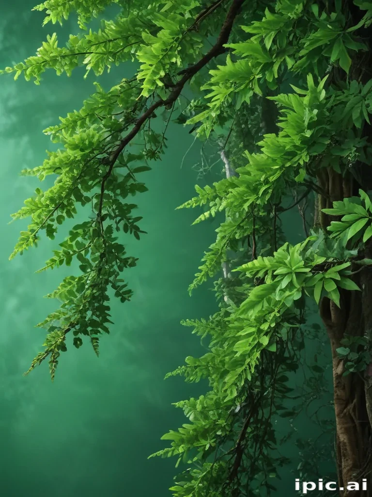 green aesthetic background