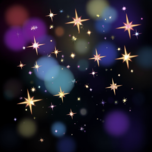 sparkling stars png