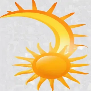 transparent background sun clipart