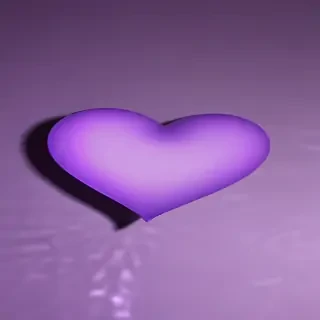 purple aesthetic heart