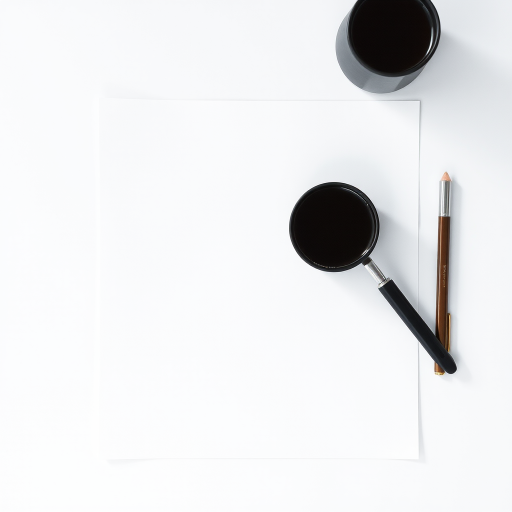 Create a high-resolution image of a blank document with a clean, minimalist design, captured with a DSLR camera at f/2.8 aperture, ISO 100, 1/200s shutter speed, top-down view, natural lighting, and sharp focus.
