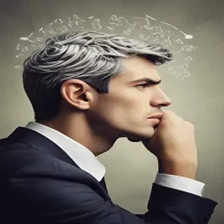 thinking person