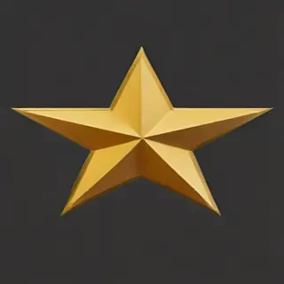 gold star sticker png