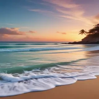 aesthetic beach background