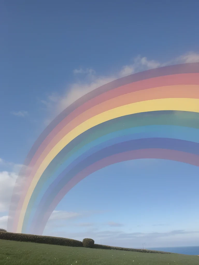rainbow back round