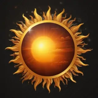 sun clipart transparent background