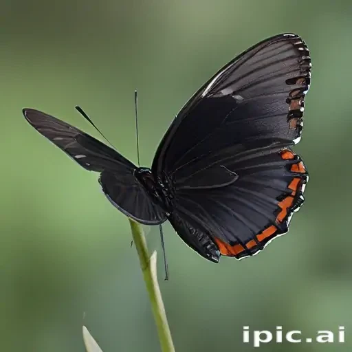 black butterfly