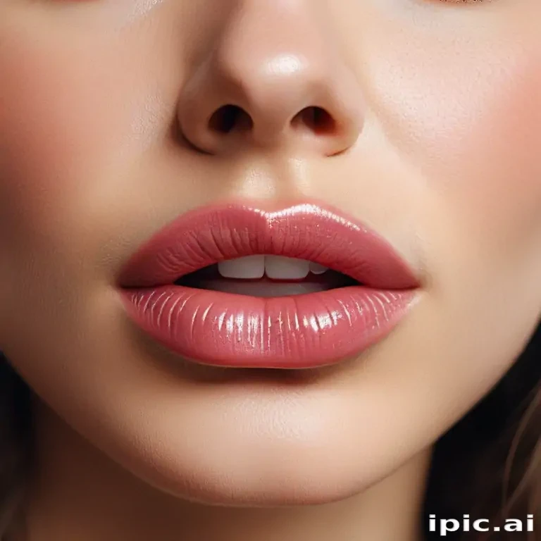 transparent lips
