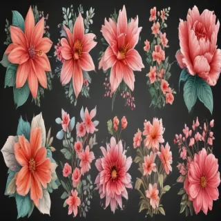 flower clipart transparent background