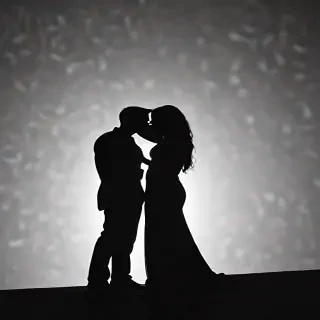 couple silhouette