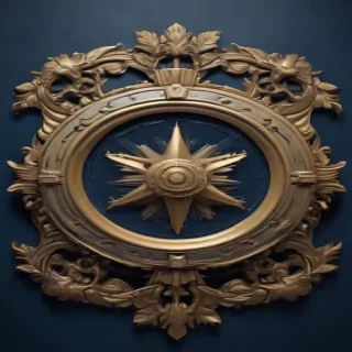 navy background