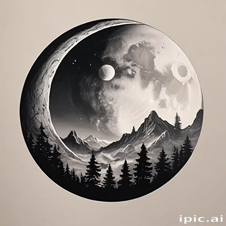 aesthetic moon drawings