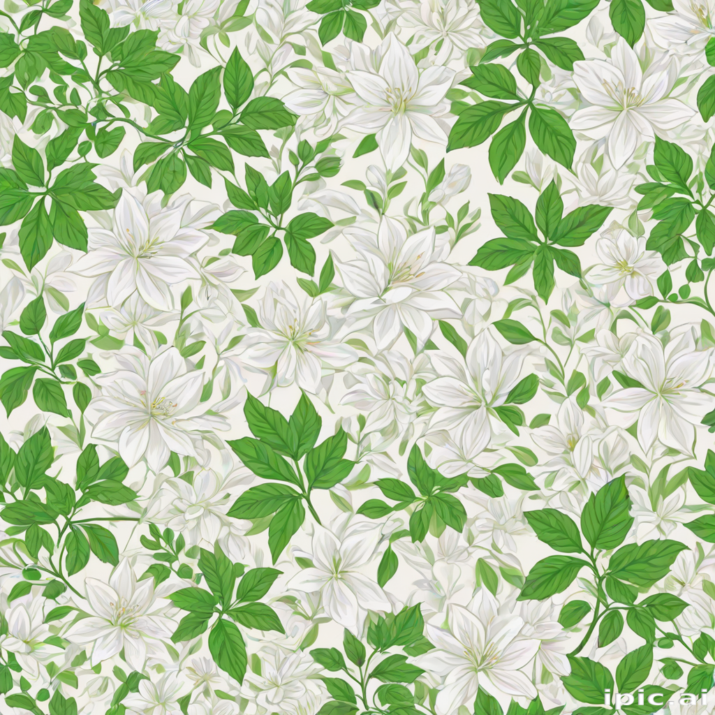 background white and green