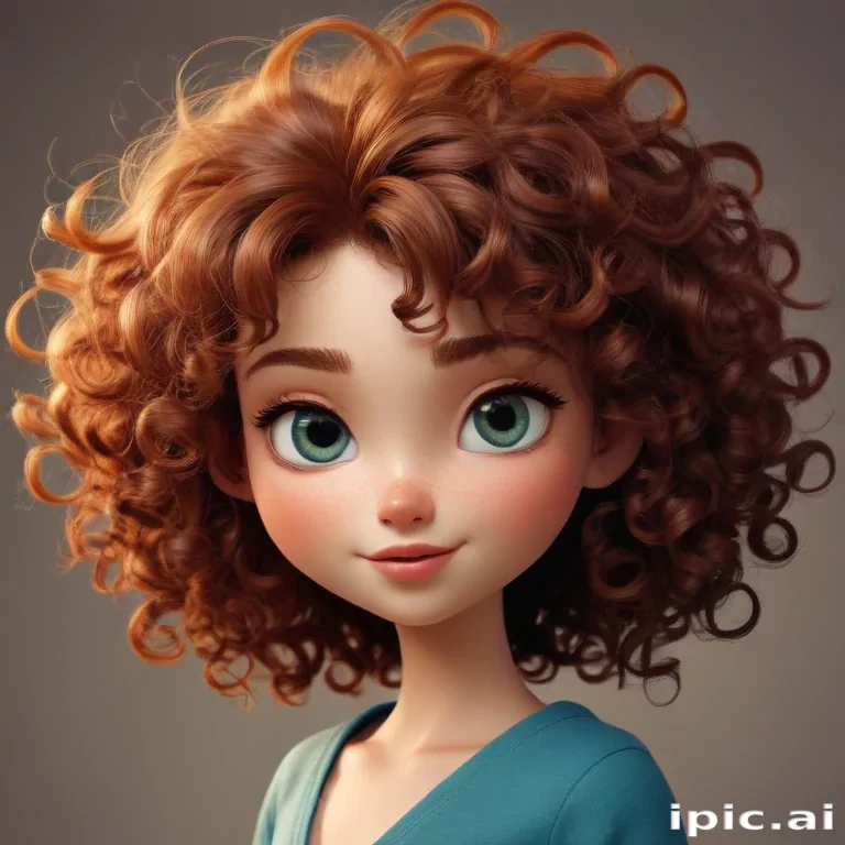 cartoon characters with curly hair