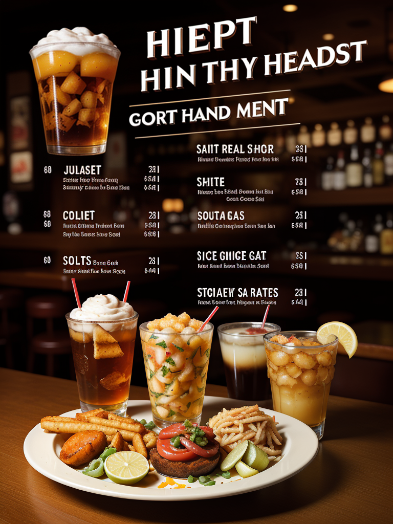 54th street happy hour menu