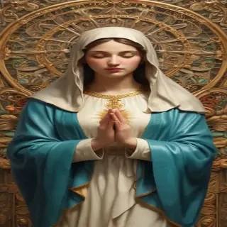 virgin mary clipart