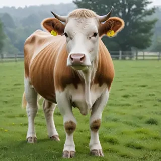 transparent cow