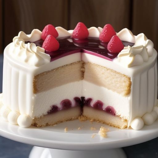 angel food and pie filling cake