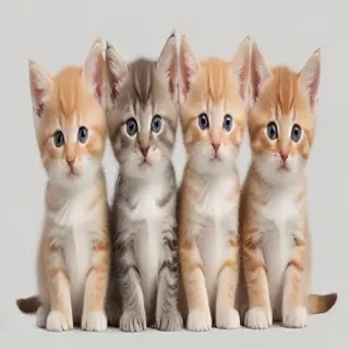 kittens transparent background