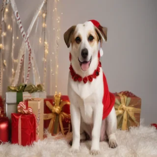 dog christmas photos