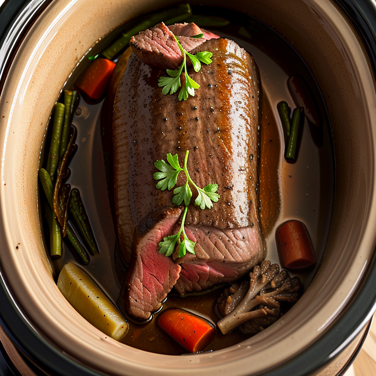 sirloin tip roast crock pot slow cooker