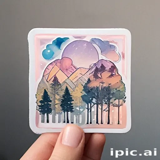 transparent aesthetic sticker