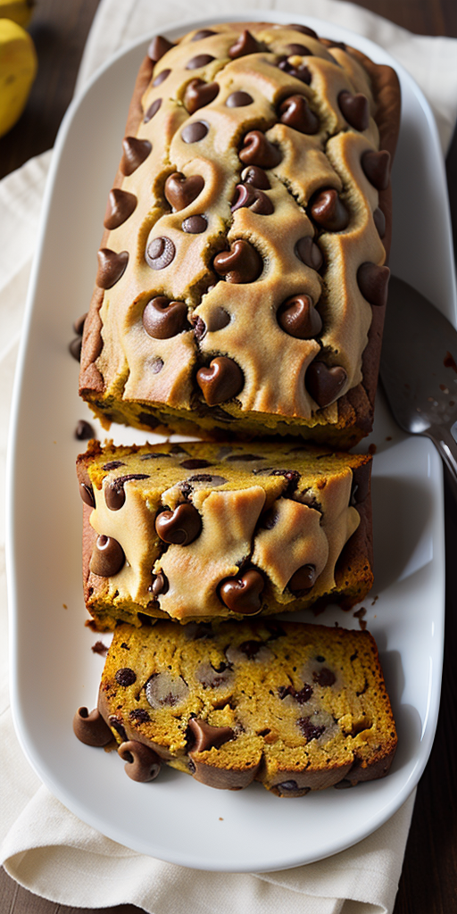 banana pumpkin chocolate chip bread