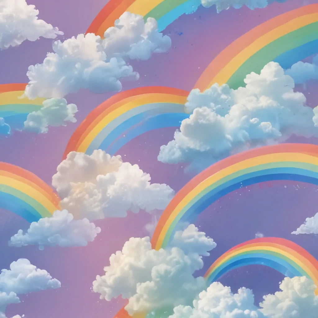 cute rainbow wallpaper