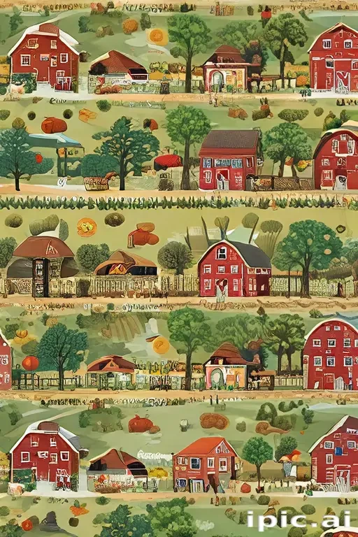 background of a farm