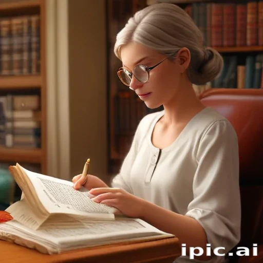 cartoon of reading